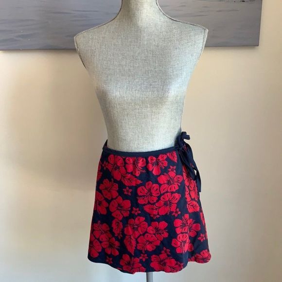 🌈 5/$25 Vintage le chateau floral swim skirt sarong - Picture 3 of 7